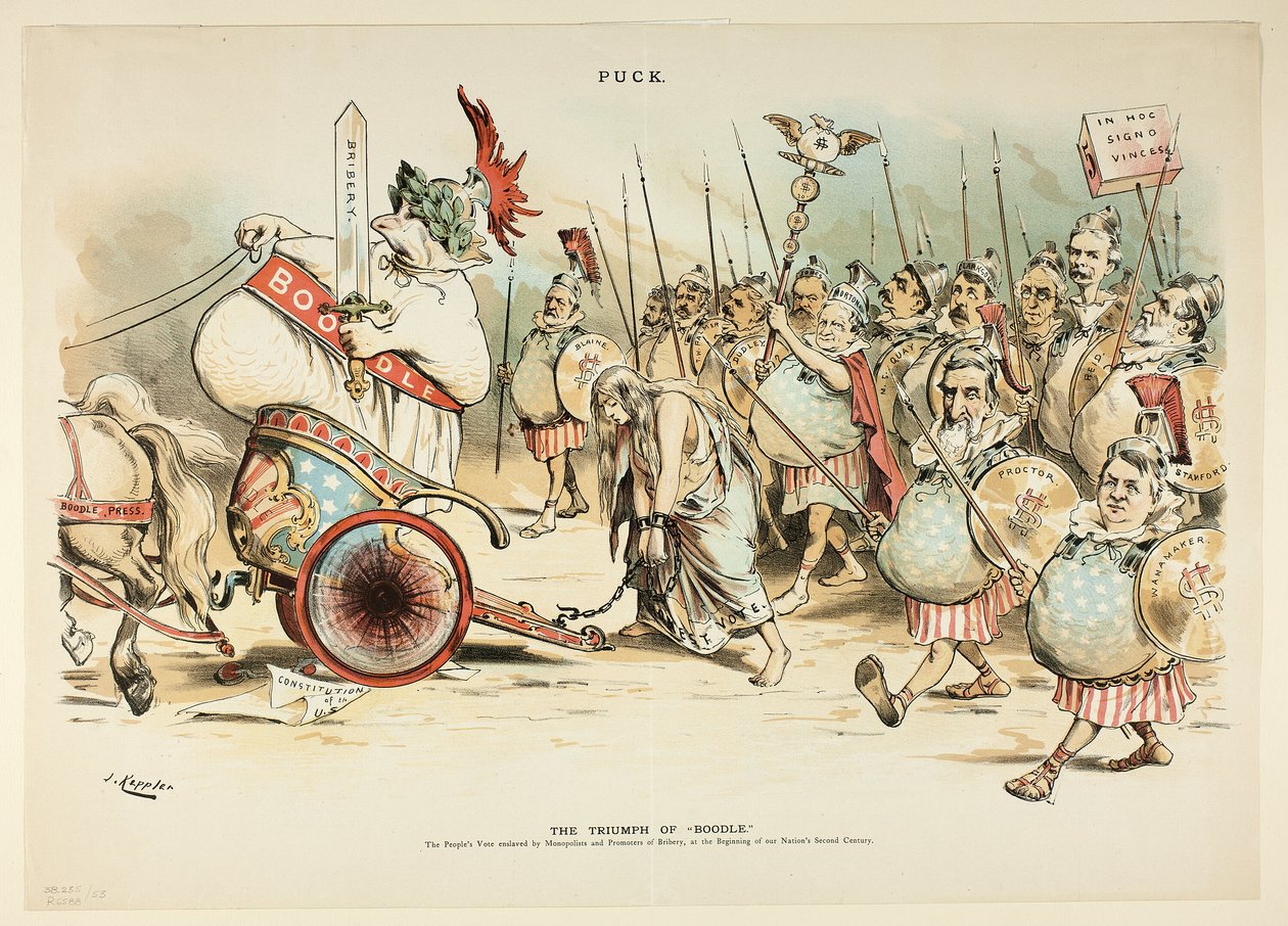 O triunfo de Boodle, de Boodle de Joseph Keppler
