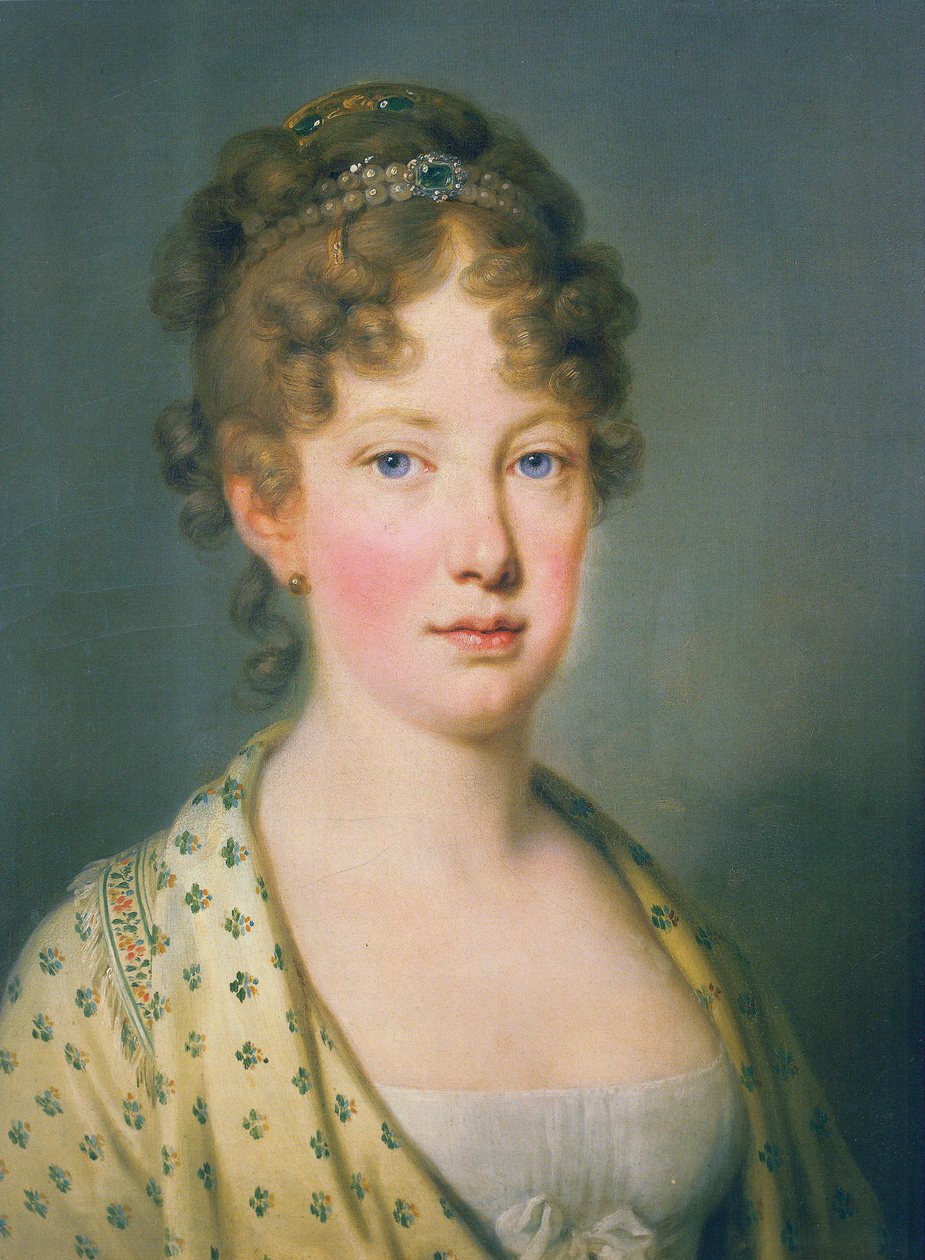 Retrato de Maria Leopoldina da Áustria de Joseph Kreutzinger