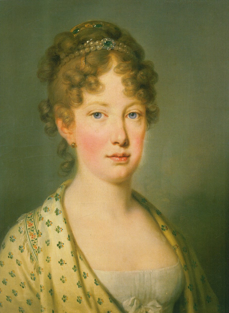 Retrato de Maria Leopoldina da Áustria de Joseph Kreutzinger