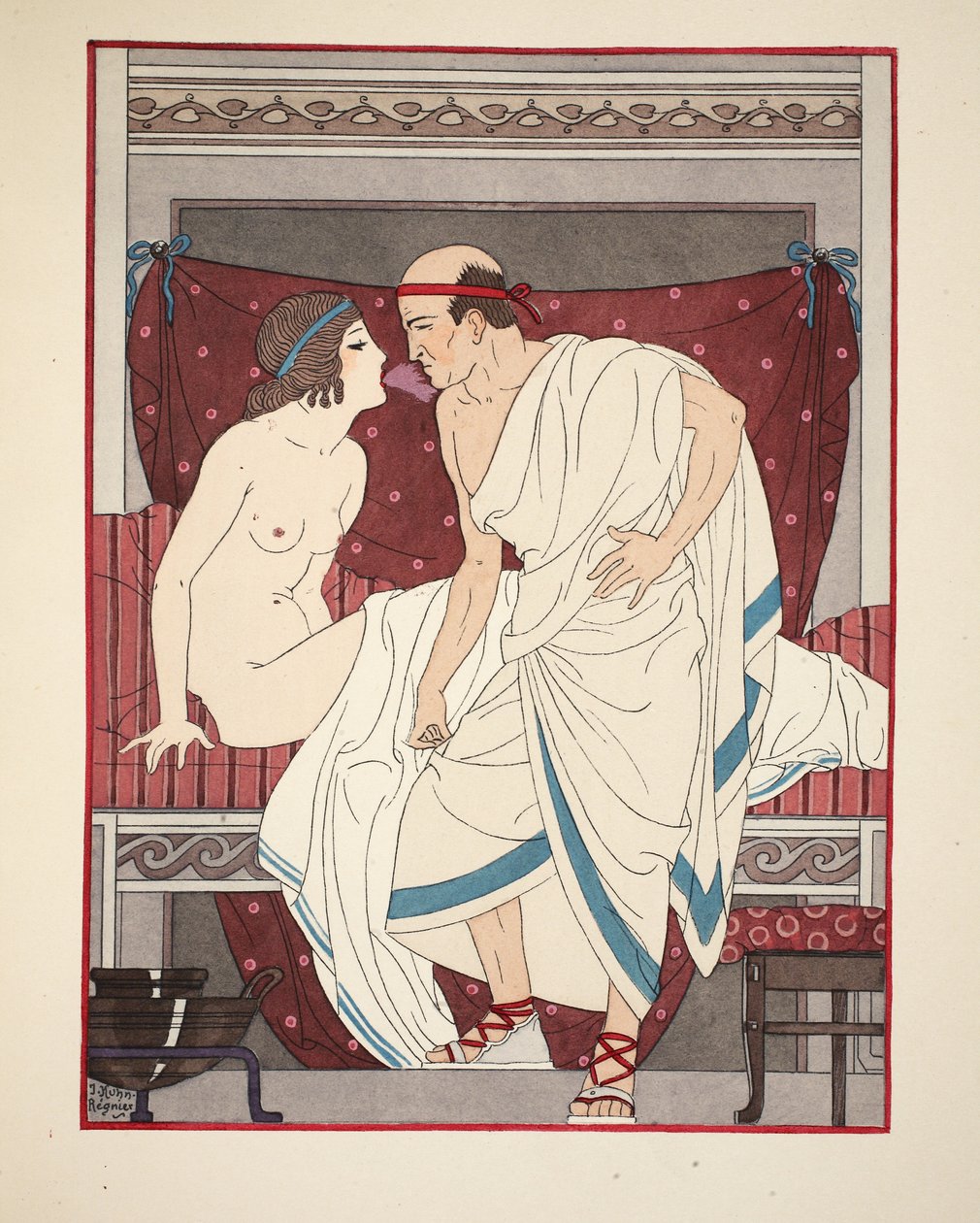 Sopro da Juventude, ilustração de "Os Trabalhos de Hipócrates", 1934 de Joseph Kuhn Regnier