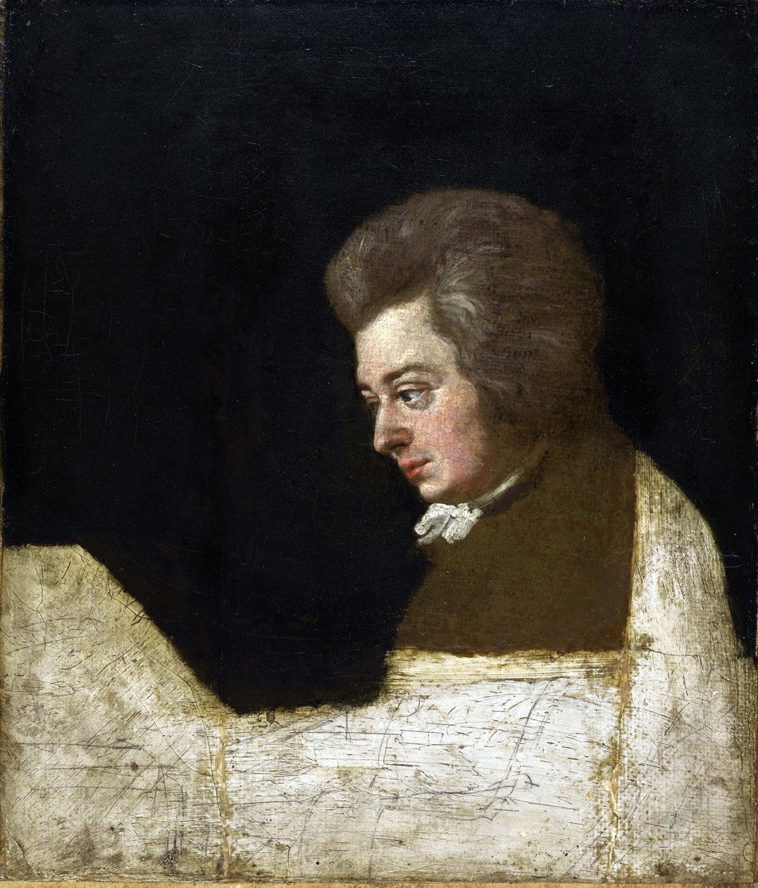 Wolfgang Amadeus Mozart (1756-1791) por Josef Lange (1751-1831) de Joseph Lange