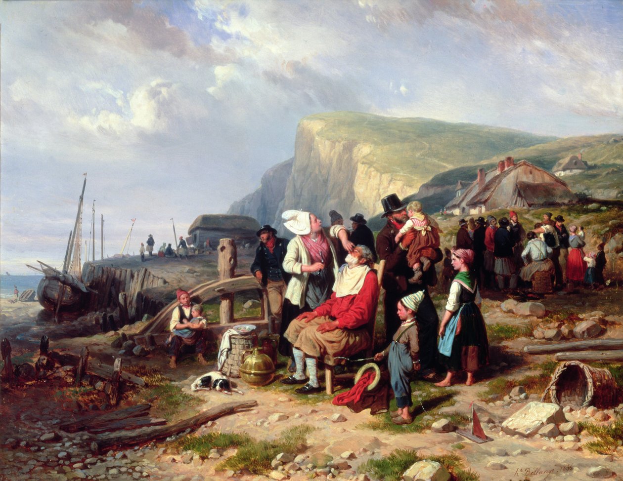 Voltando para casa, 1846 de Joseph Louis Hippolyte Bellange