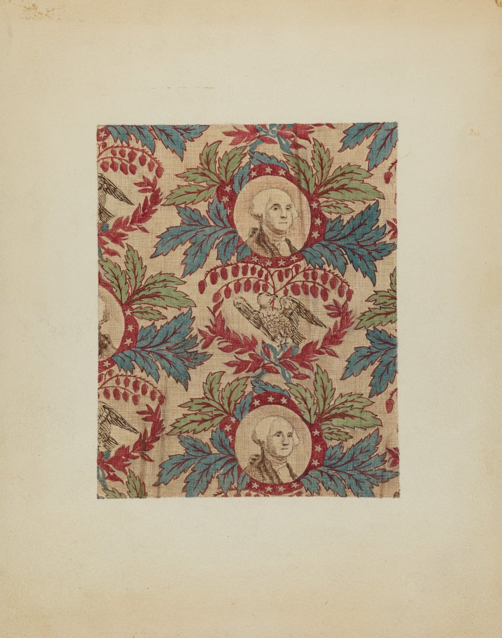 Têxtil Impresso Histórico, c. 1940 de Joseph Lubrano