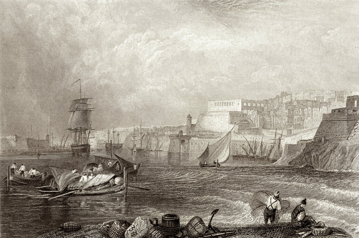 Malta de Joseph Mallord William (after) Turner