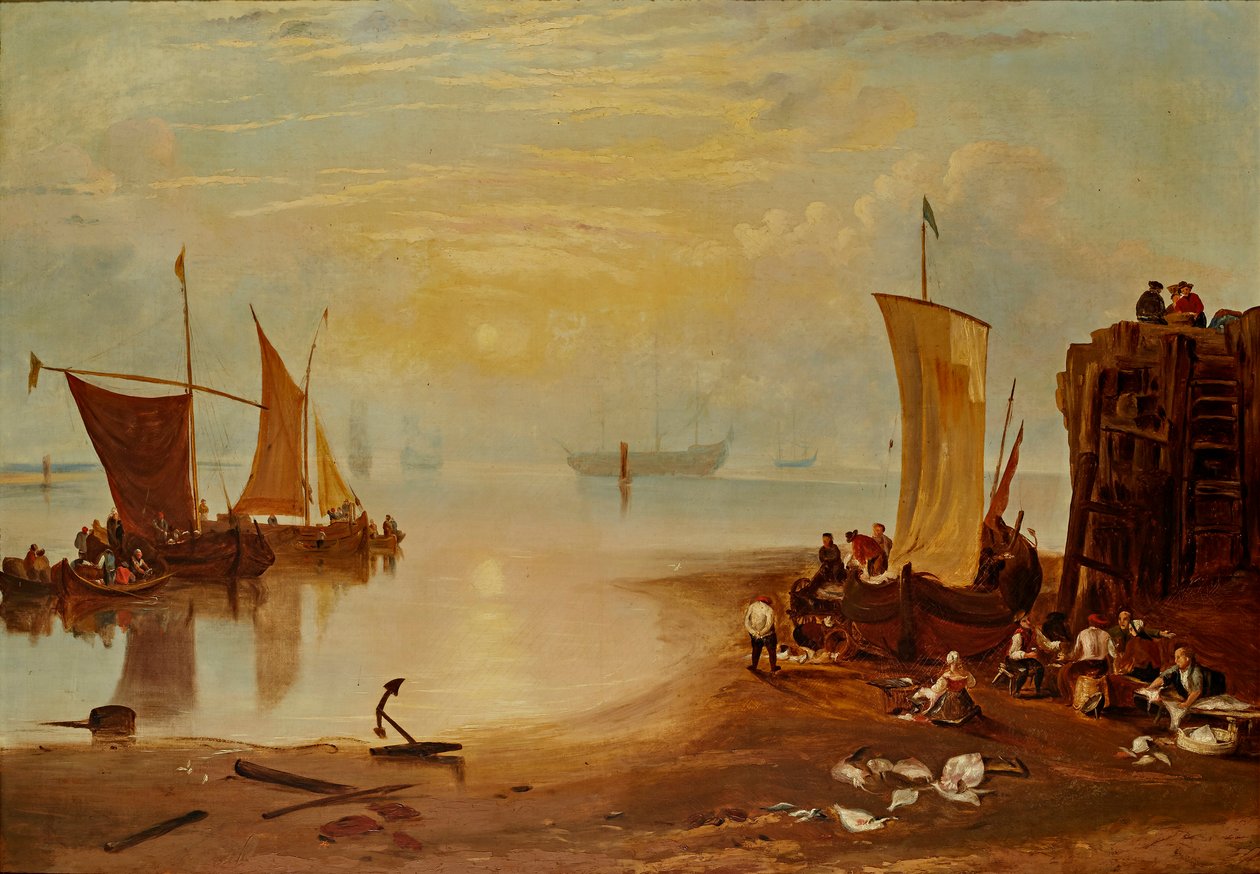 Sun Rising Through Vapor (óleo sobre tela) de Joseph Mallord William (after) Turner