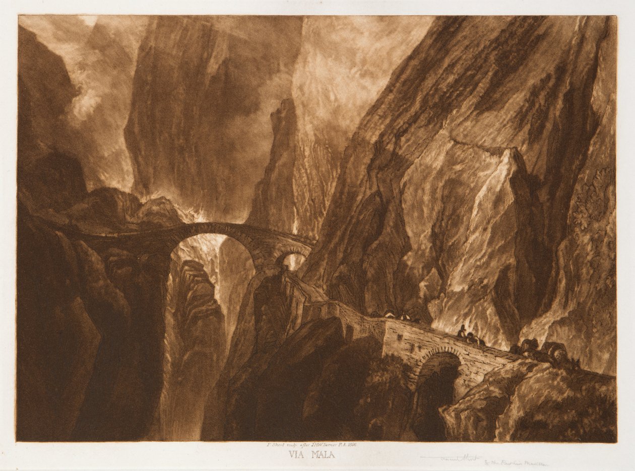 Via Mala, de "Liber Studiorum de Joseph Mallord William (after) Turner