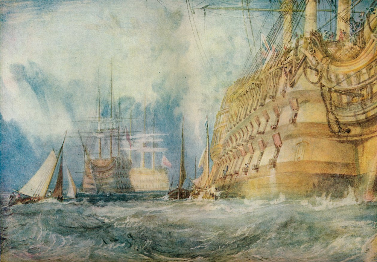 A primeira taxa que toma nas lojas, 1818 de Joseph Mallord William Turner