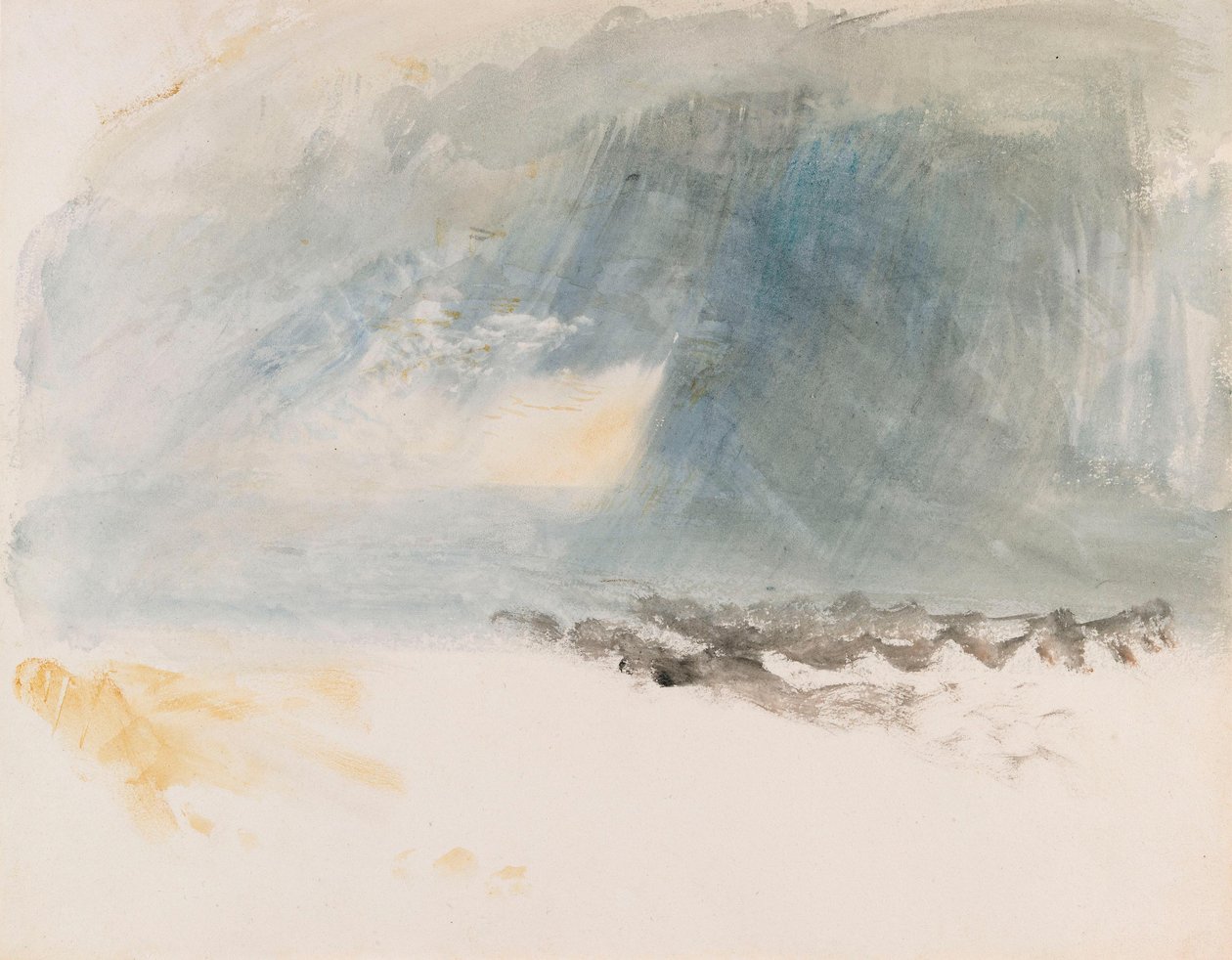 Um aguaceiro sobre a água, tradicionalmente chamado Lago de Lucerna de Joseph Mallord William Turner