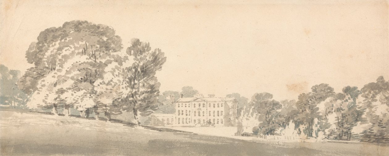 Uma casa georgiana de três andares num parque de Joseph Mallord William Turner