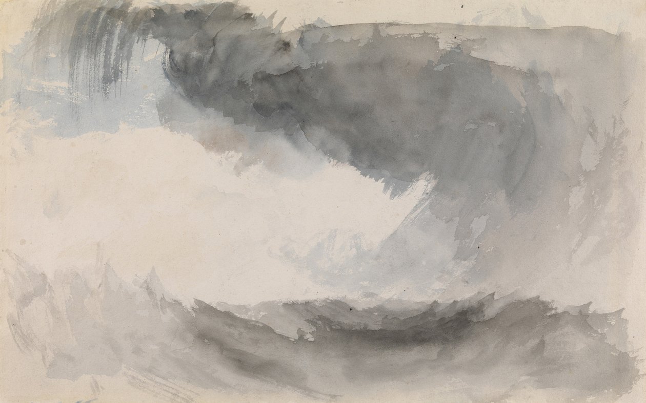 Uma tempestade no mar de Joseph Mallord William Turner