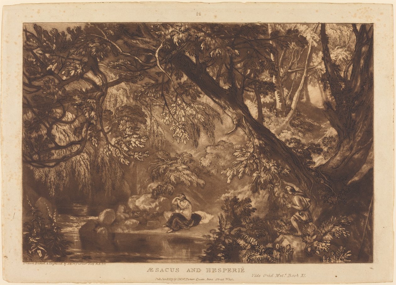 Ésaco e Hespéria de Joseph Mallord William Turner