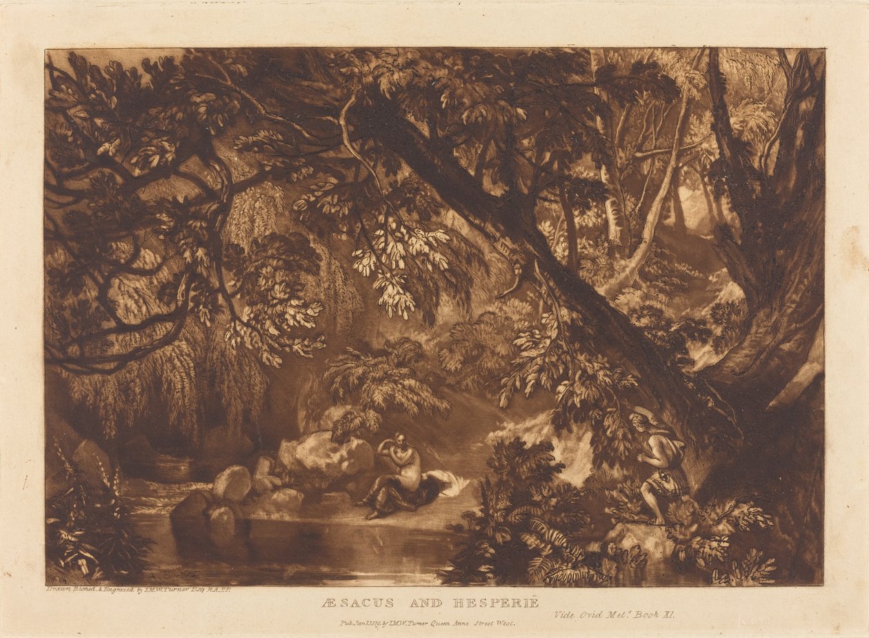 Ésaco e Hespéria de Joseph Mallord William Turner