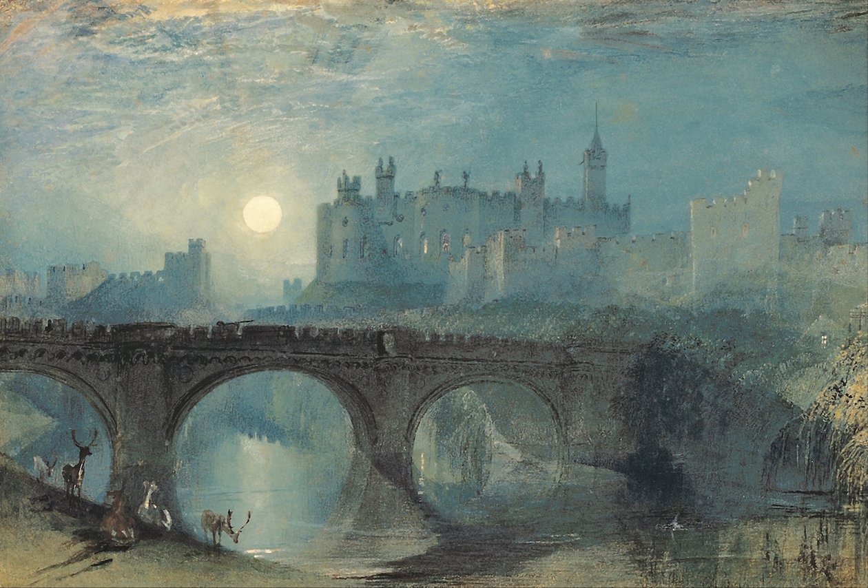Castelo de Alnwick, c. 1829 de Joseph Mallord William Turner