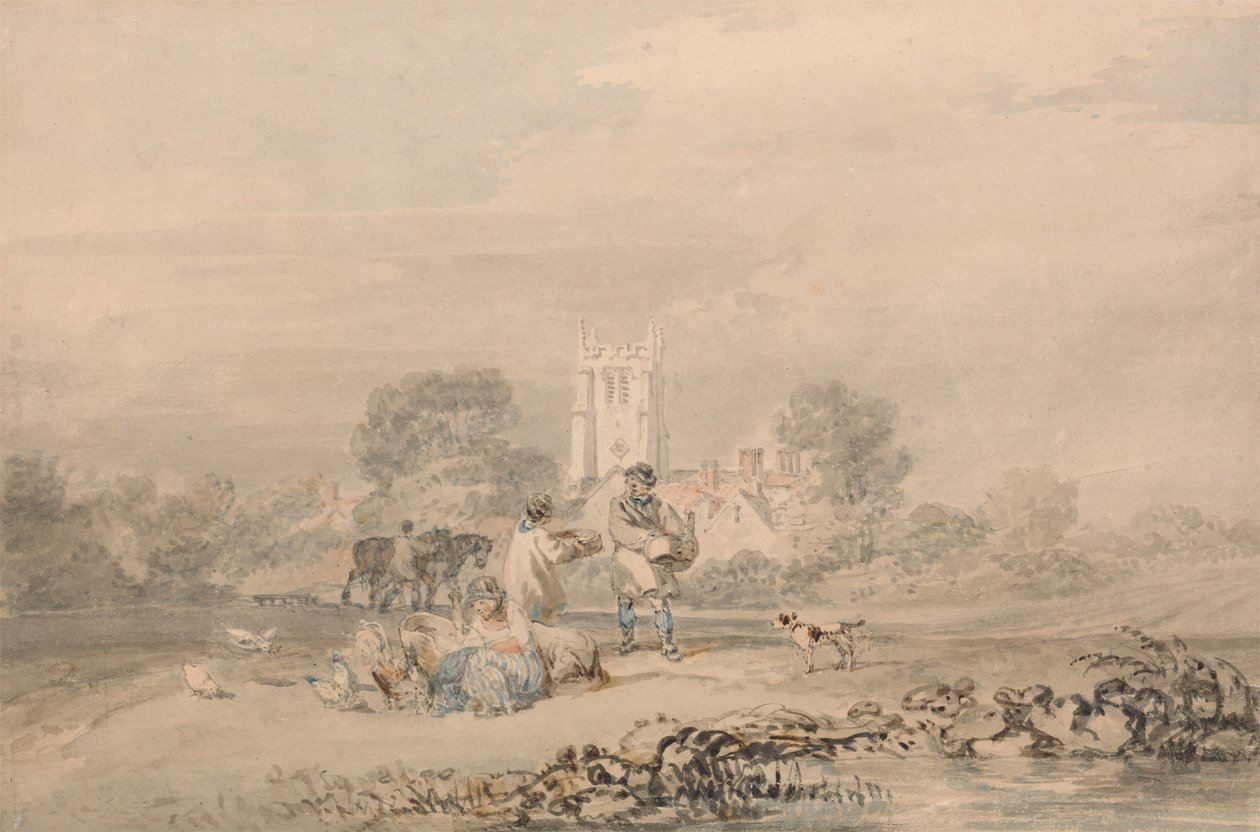 Sementeira outonal do cereal de Joseph Mallord William Turner
