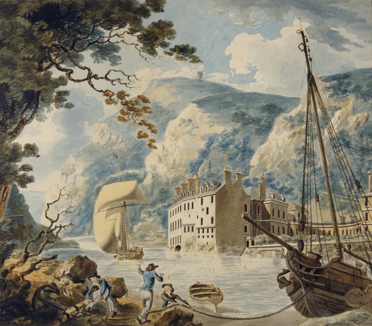 Avon Gorge e Bristol Hotwell de Joseph Mallord William Turner