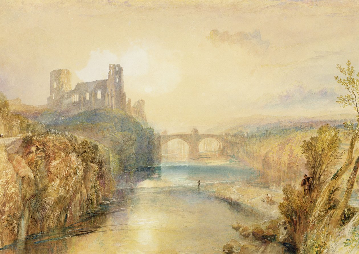 Castelo de Barnard (aquarela, guache, caneta e tinta no papel) de Joseph Mallord William Turner