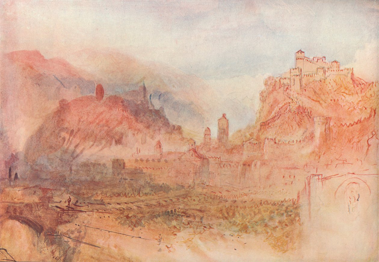 Bellinzona: Do Sul, 1909 de Joseph Mallord William Turner