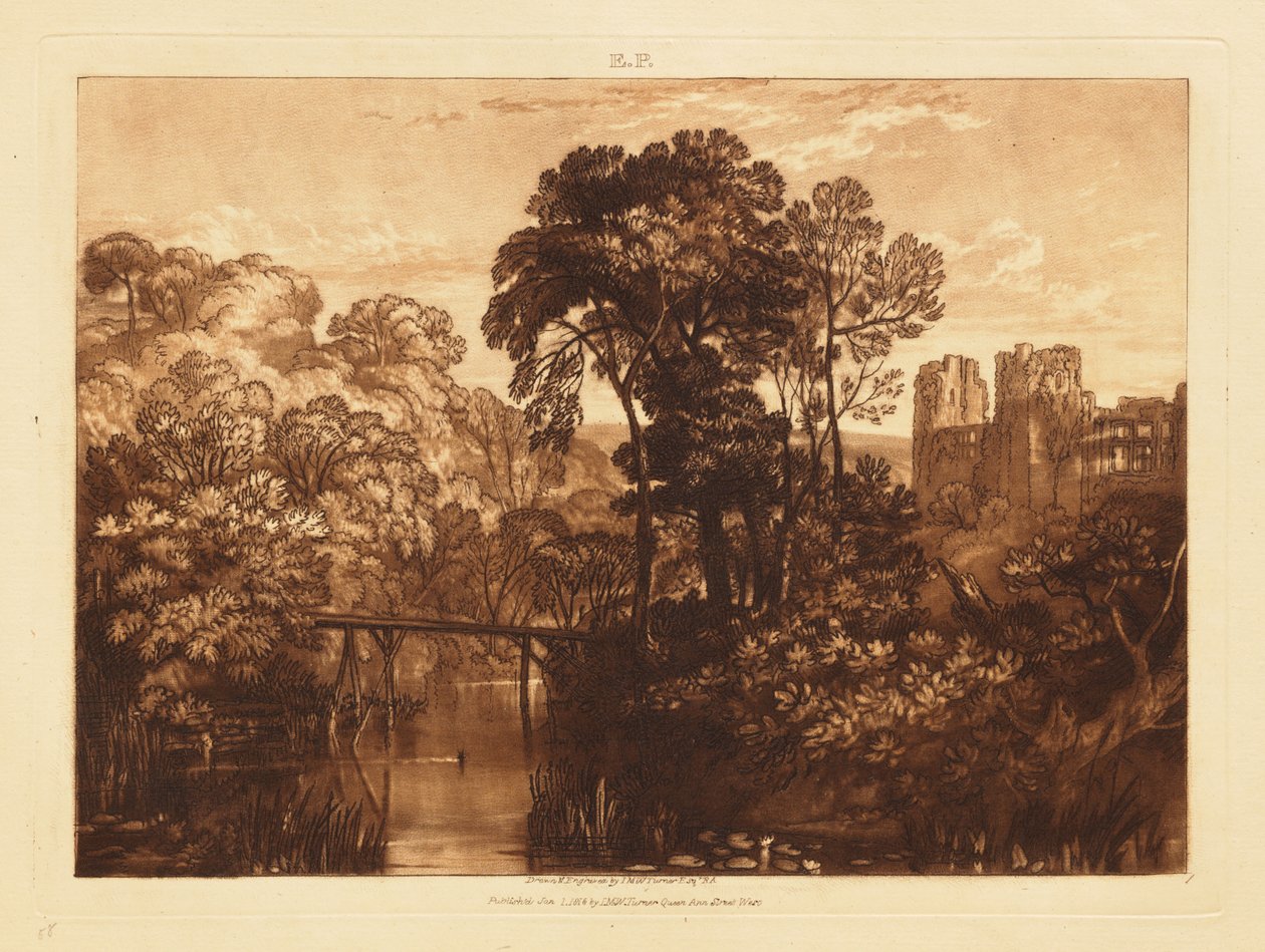 Castelo de Berry Pomeroy de Joseph Mallord William Turner