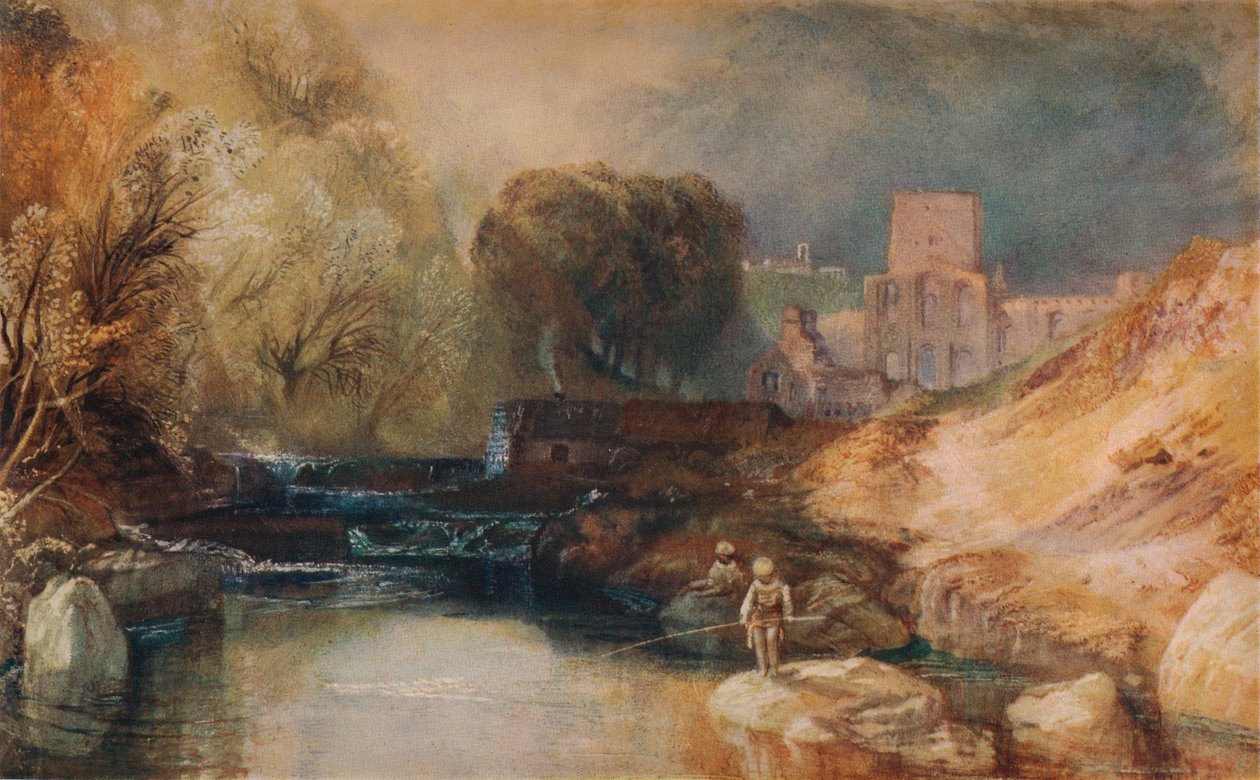 Brinkburn Priory, Northumberland, c1830, 1938 de Joseph Mallord William Turner