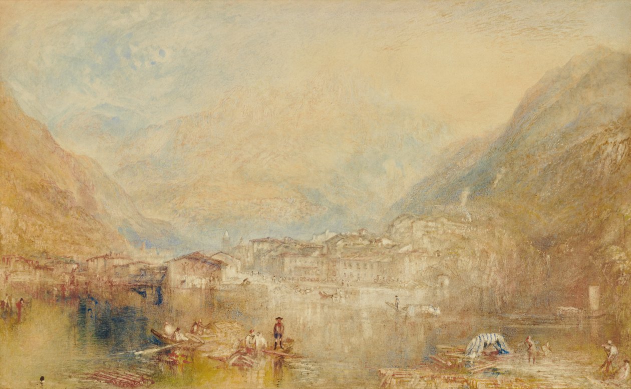 Brunnen do Lago dos Quatro Cantões de Joseph Mallord William Turner