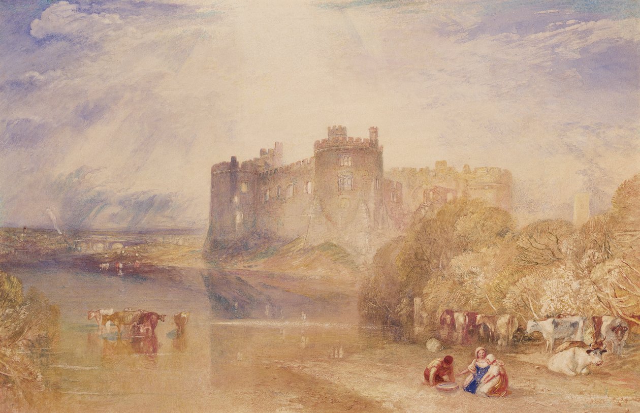 Carew Castle, Pembroke, c.1832 (aguarela sobre papel) de Joseph Mallord William Turner