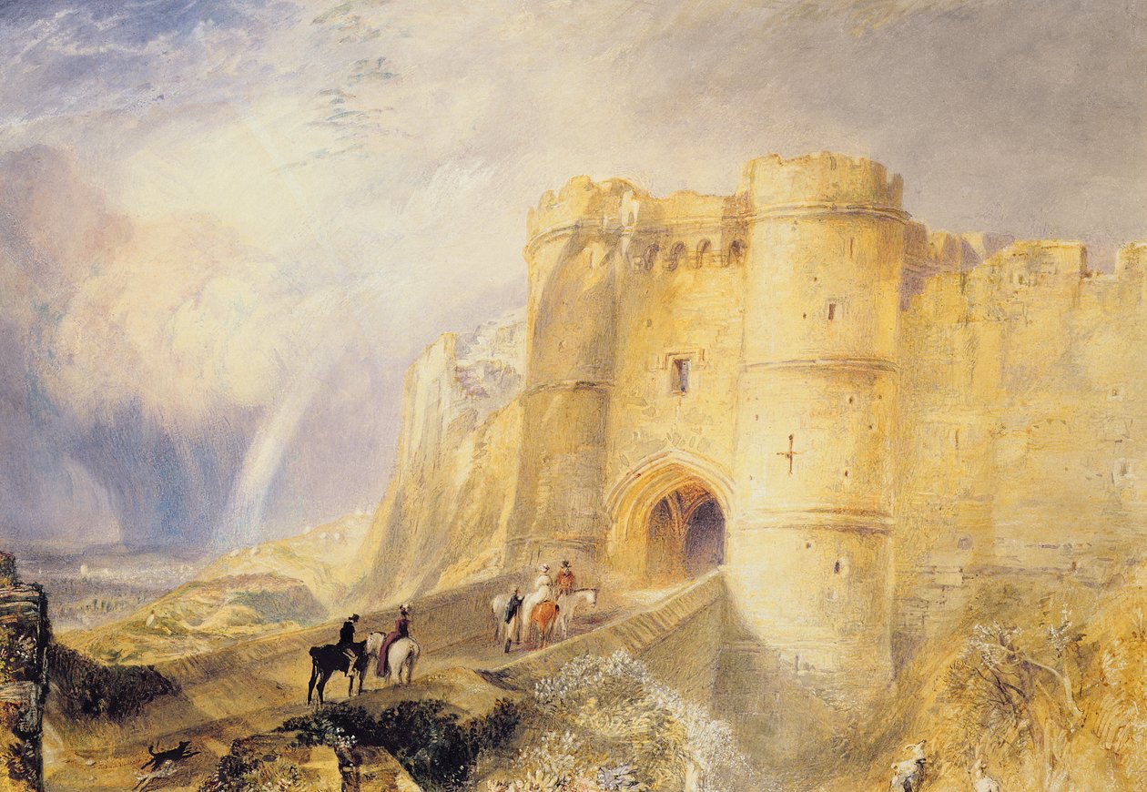 Castelo de Carisbrook, Ilha de Wight de Joseph Mallord William Turner