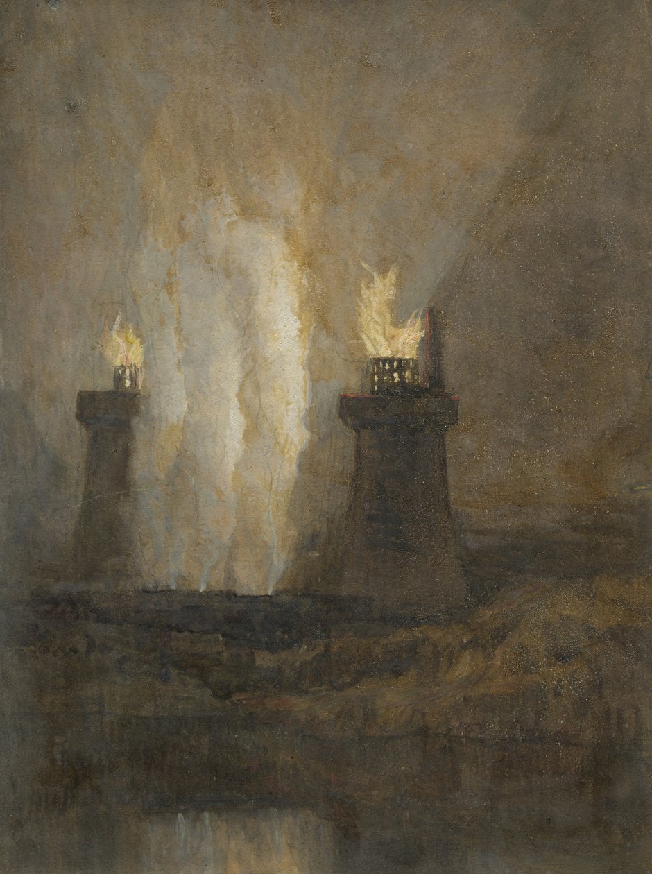 Carron Iron Works, c.1800 de Joseph Mallord William Turner