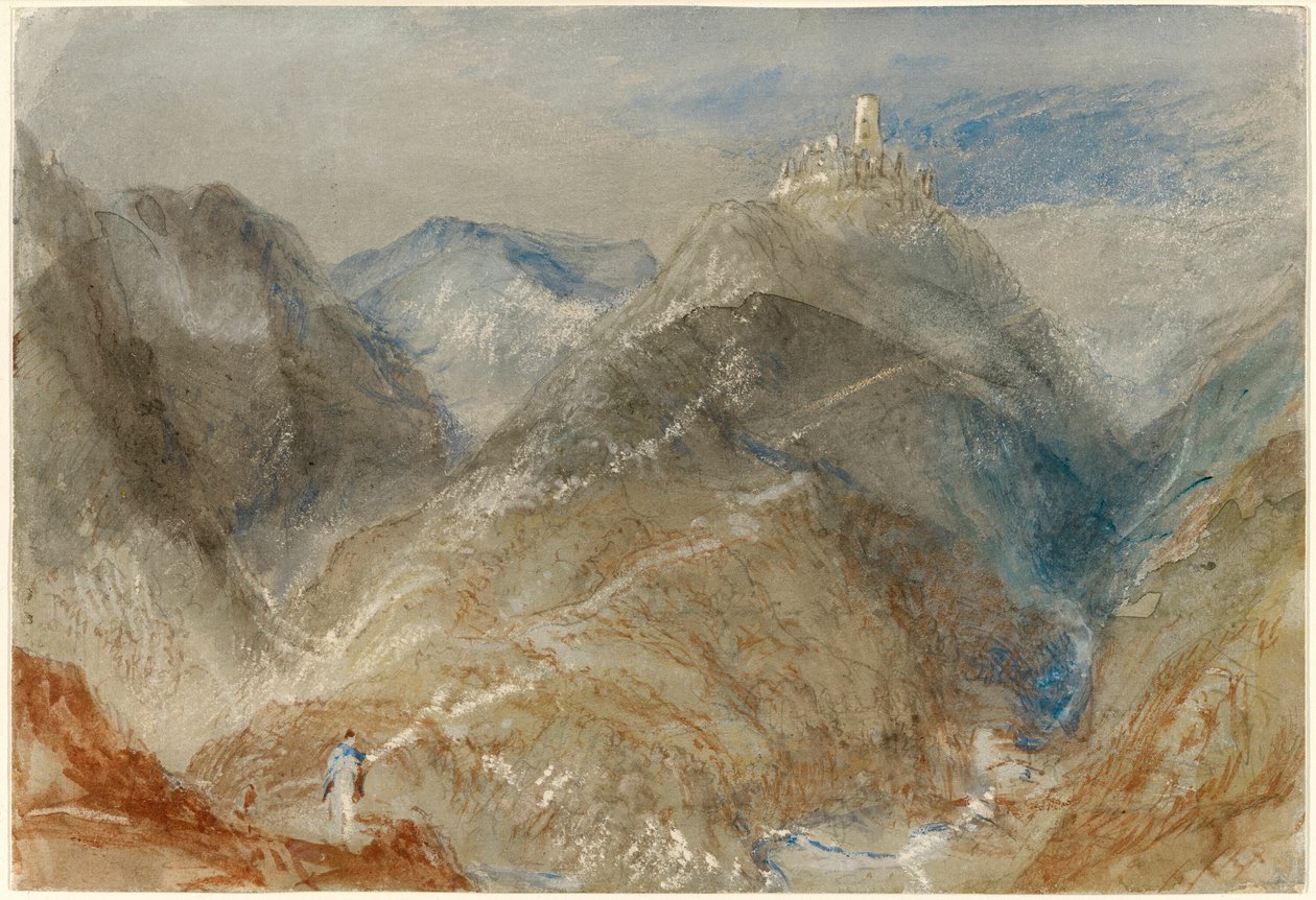 Castelo em Altura perto de Genebra de Joseph Mallord William Turner