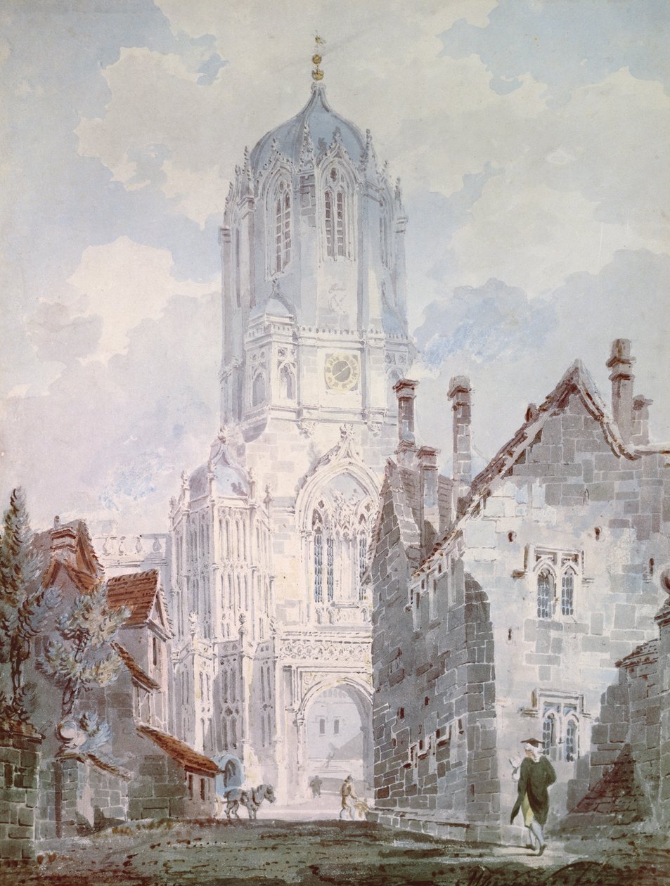 Igreja de Cristo, Oxford, 1795 de Joseph Mallord William Turner