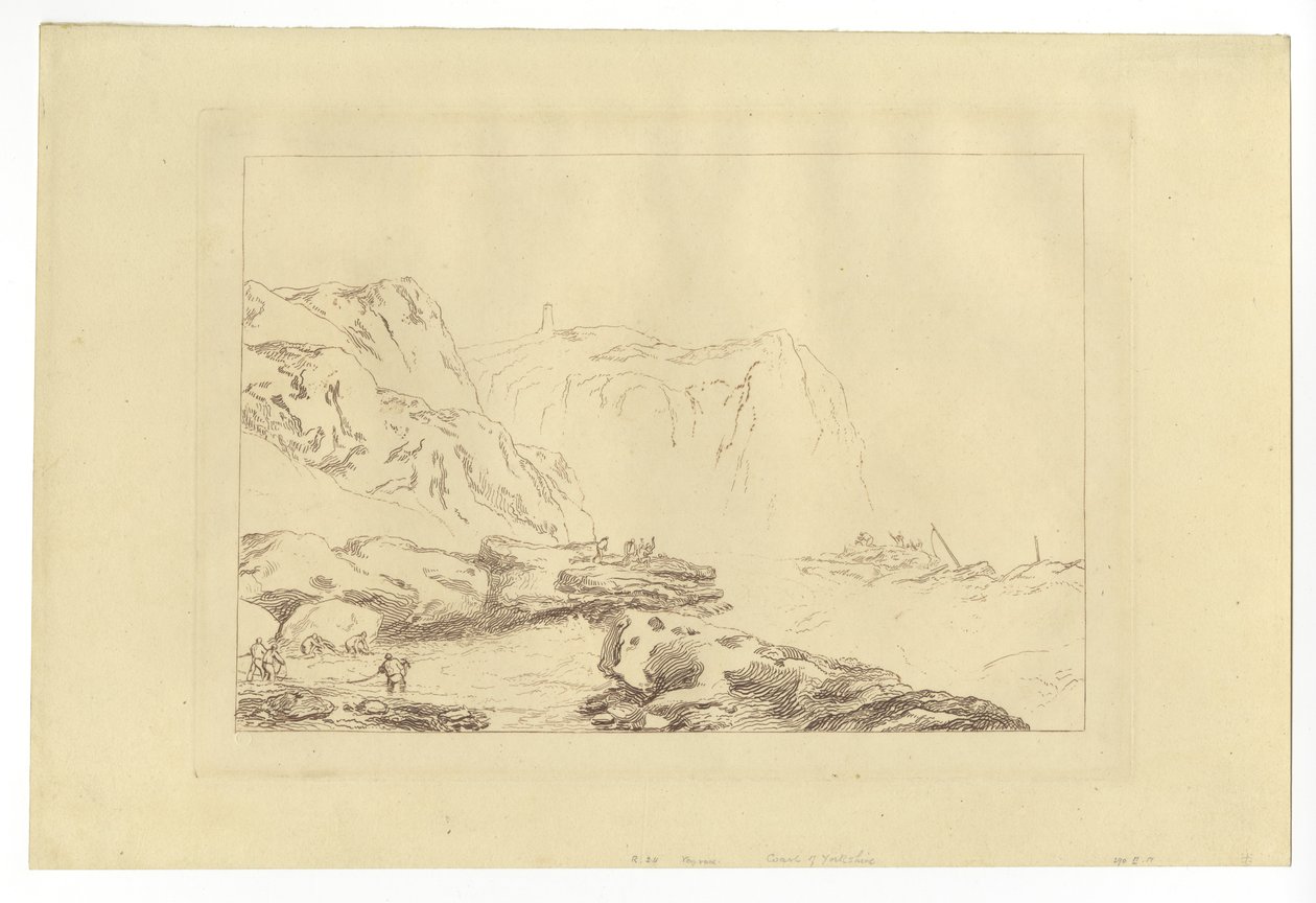 Costa de Yorkshire (gravura) de Joseph Mallord William Turner