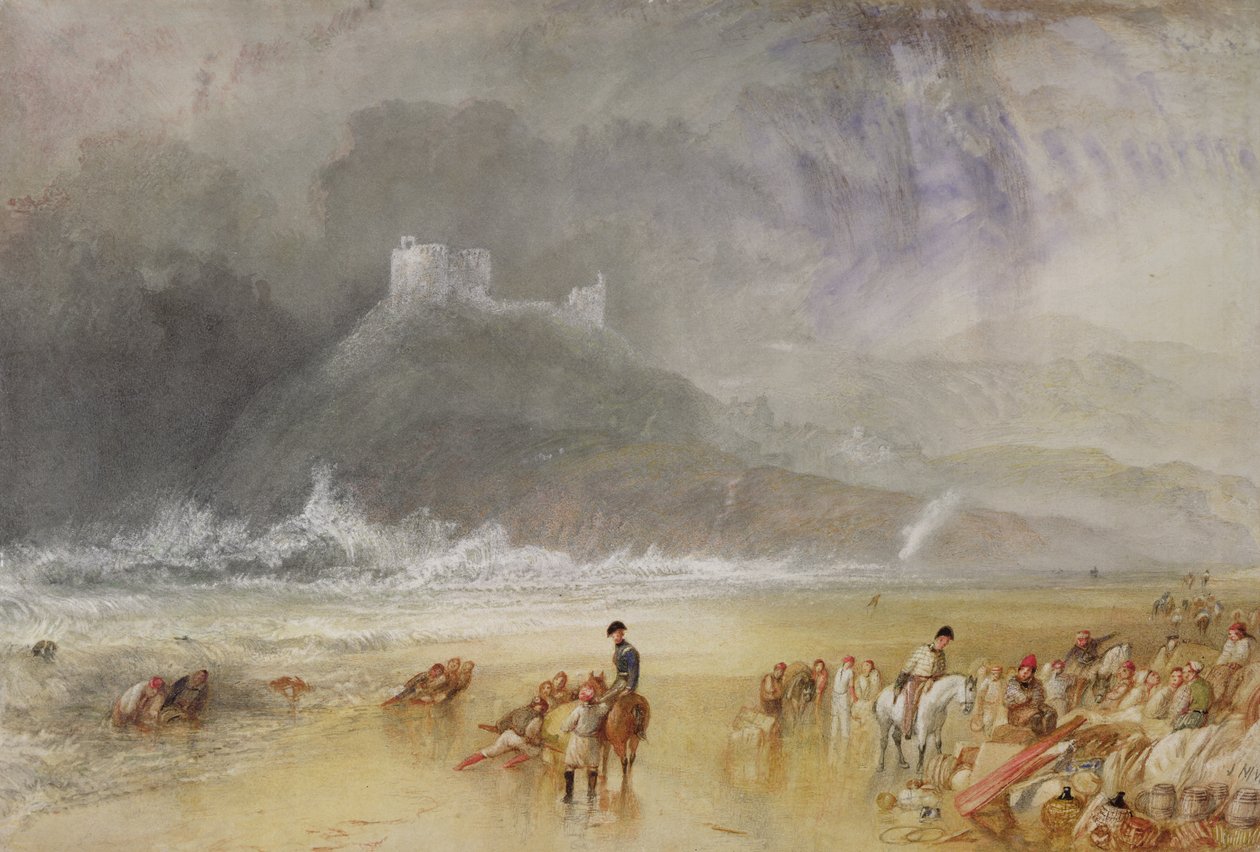 Criccieth Castle, North Wales, cerca de 1835 de Joseph Mallord William Turner