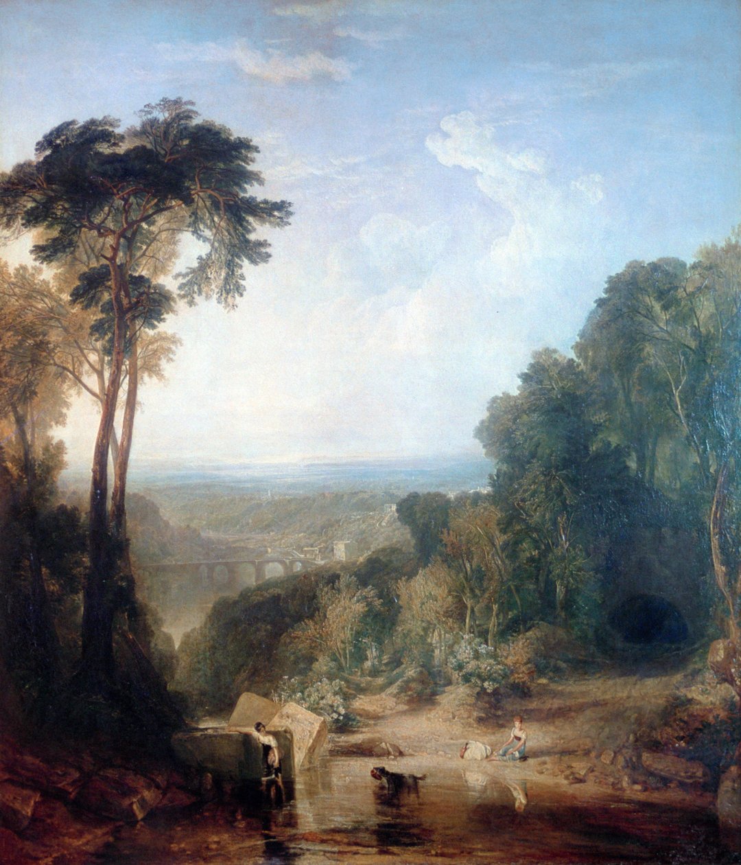 Cruzando o ribeiro, c1815 de Joseph Mallord William Turner