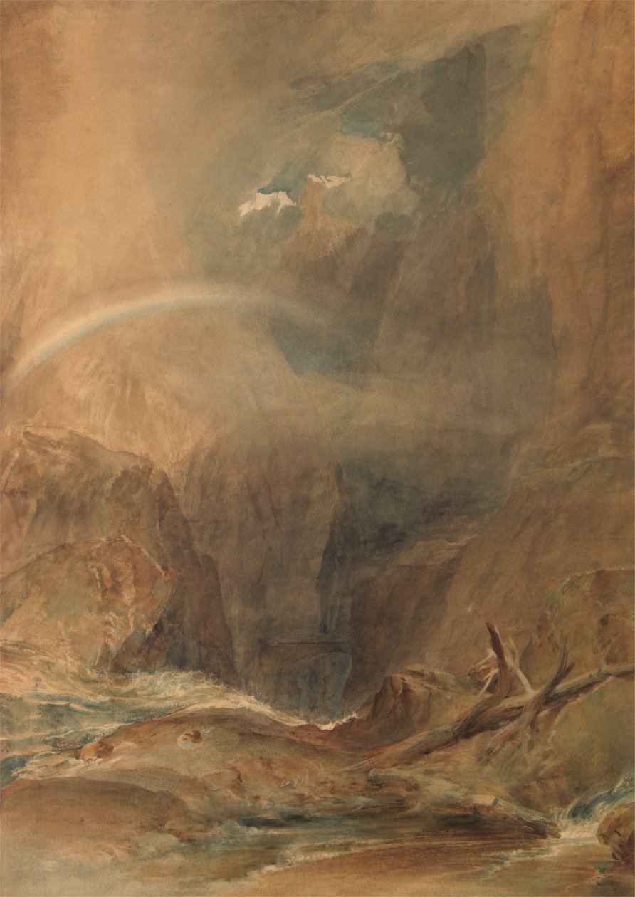 Ponte do Diabo, Passe de São Gotardo de Joseph Mallord William Turner