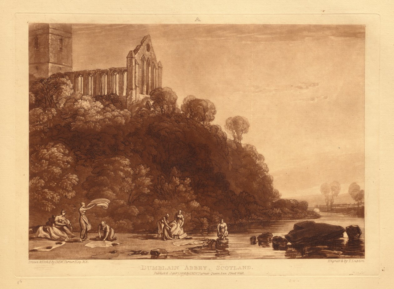 Abadia de Dunblane de Joseph Mallord William Turner