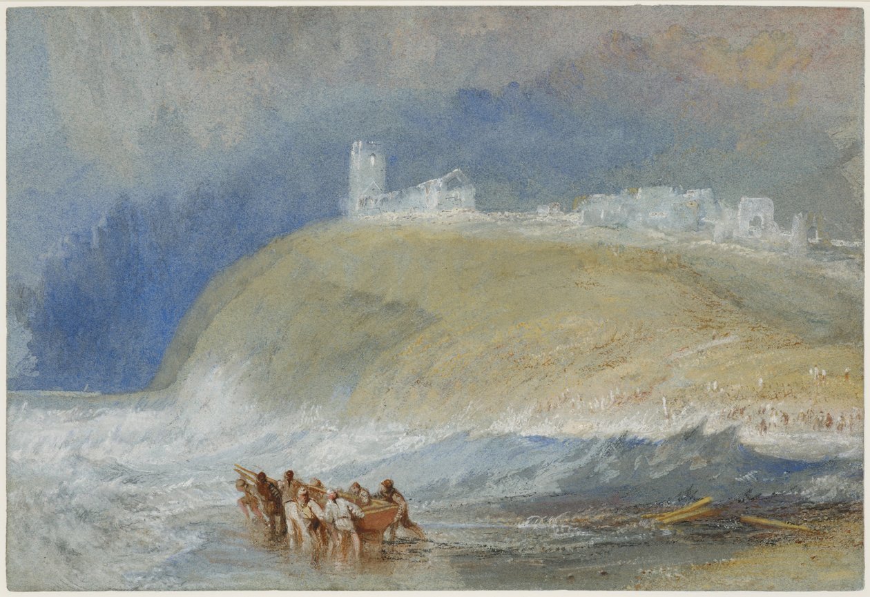 Dunwich, Suffolk, c.1827 (aguarela sobre papel) de Joseph Mallord William Turner