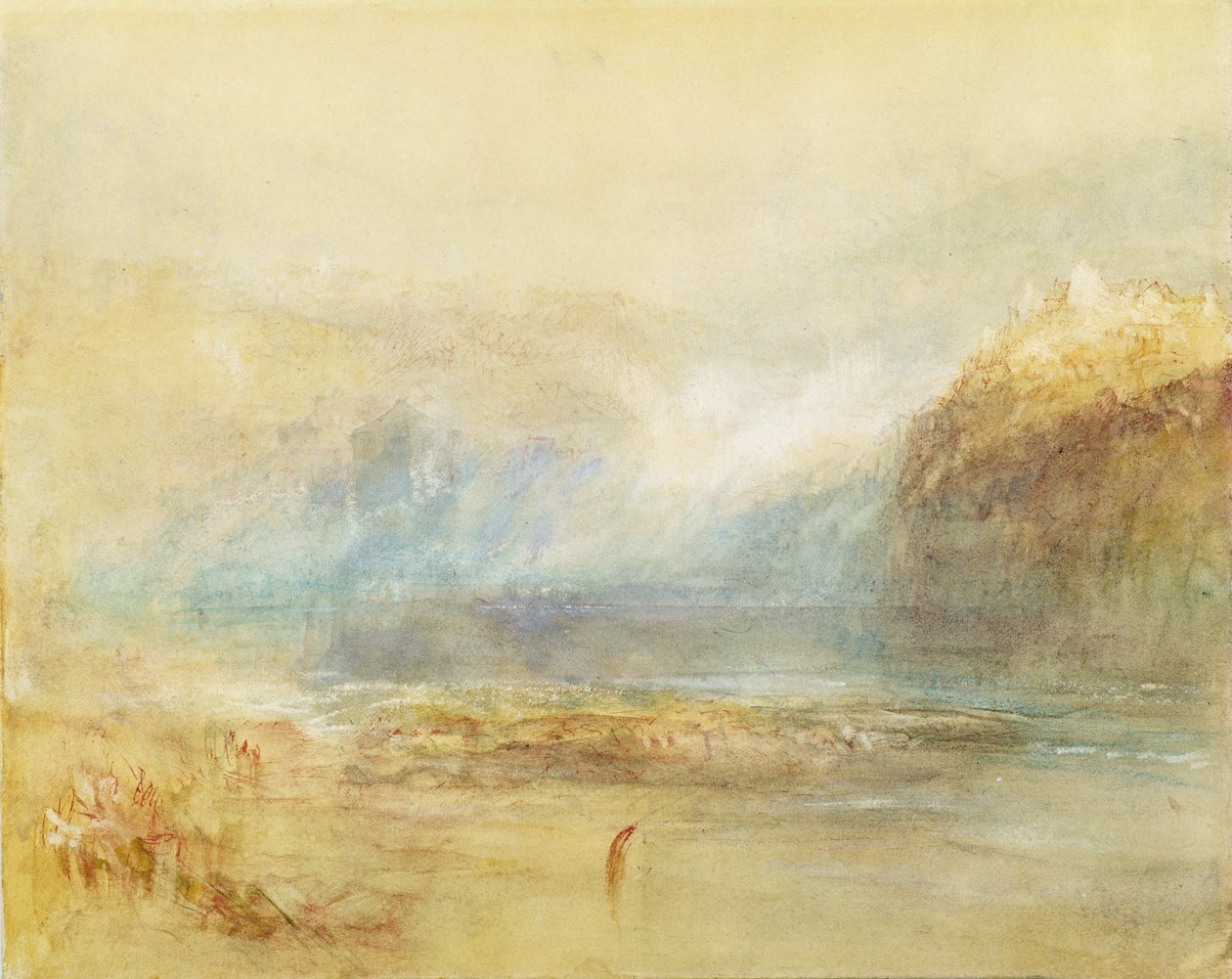 Quedas do Reno em Schaffhausen de Joseph Mallord William Turner