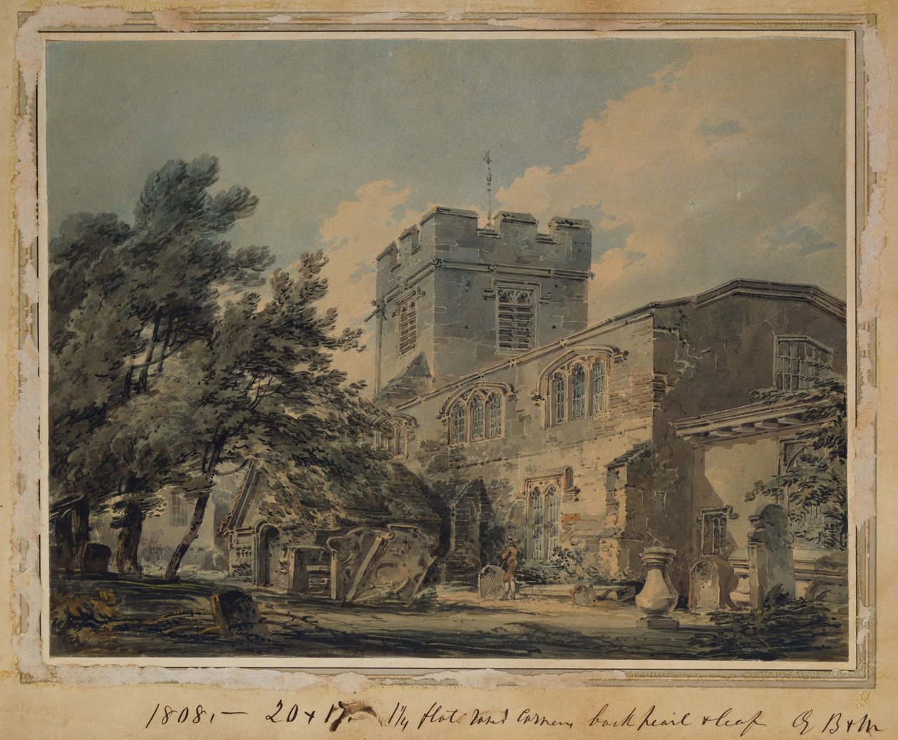 Igreja de Finchley, 1801 de Joseph Mallord William Turner