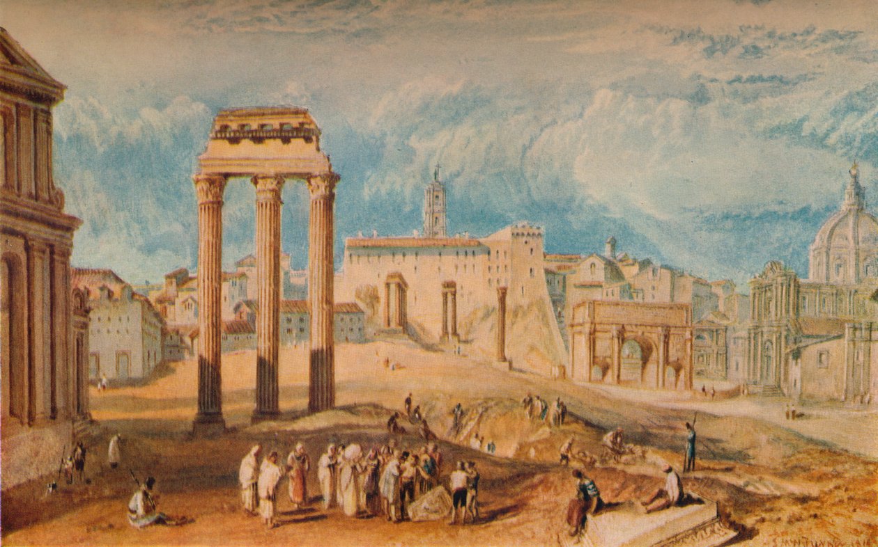 Fórum Romano, 1818, 1938 de Joseph Mallord William Turner