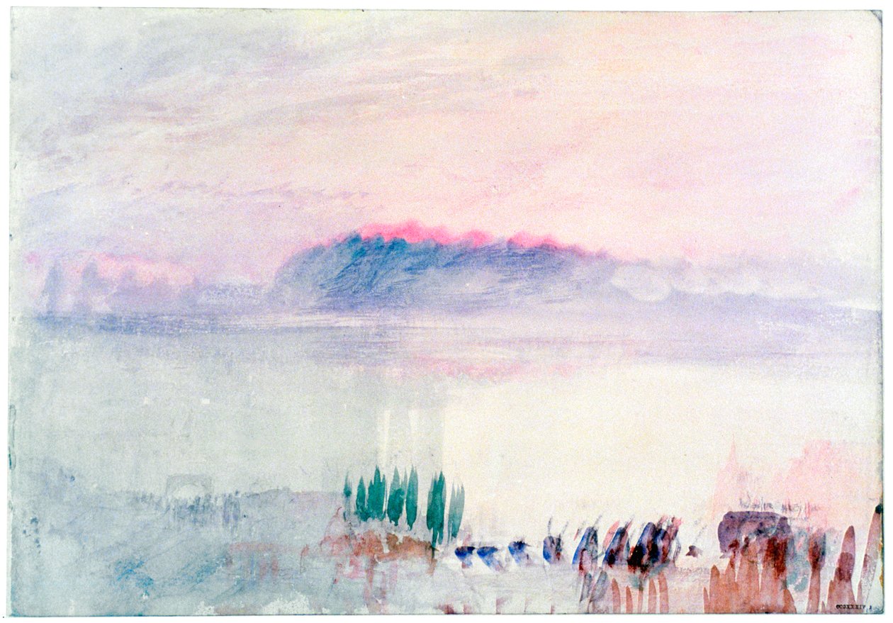 Funeral em Lausanne, 1841 de Joseph Mallord William Turner