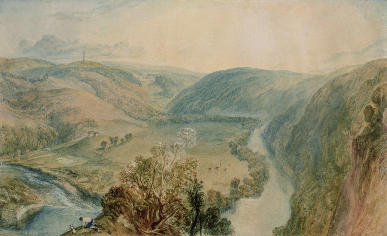 Gibside, Condado de Durham do Norte (ver 155783 par) de Joseph Mallord William Turner