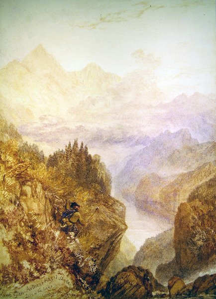 Glen Artney, c.1820 (aquarela sobre papel) de Joseph Mallord William Turner