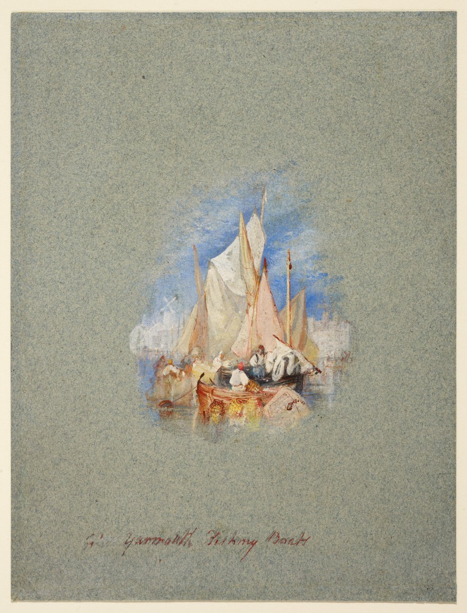 Barcos de pesca de Great Yarmouth de Joseph Mallord William Turner