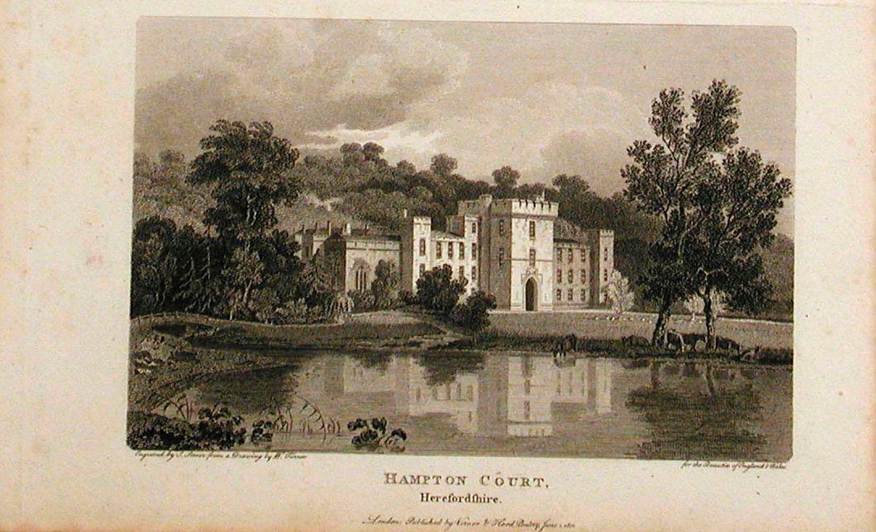 Hampton Court, Herefordshire de Joseph Mallord William Turner