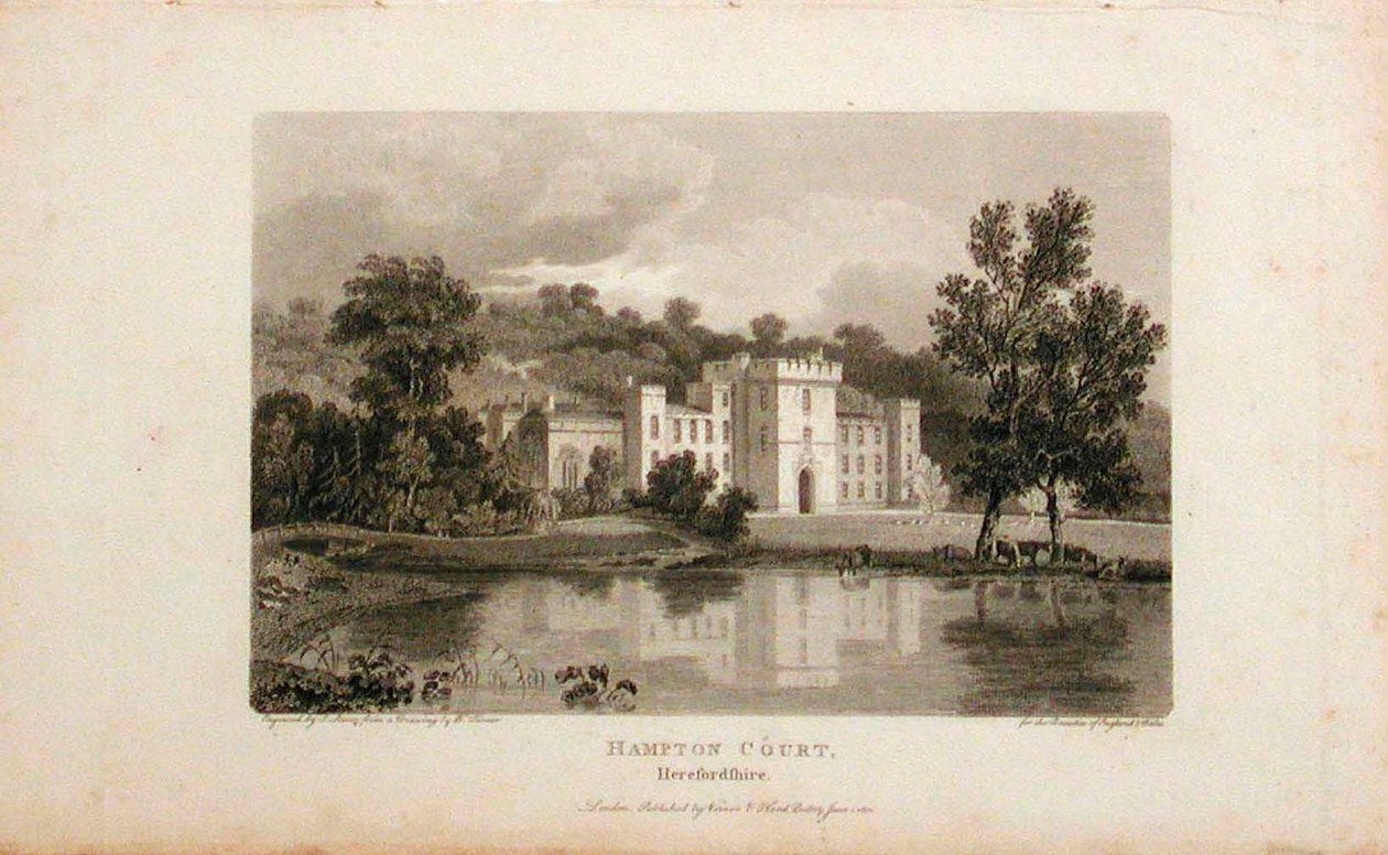 Hampton Court, Herefordshire de Joseph Mallord William Turner