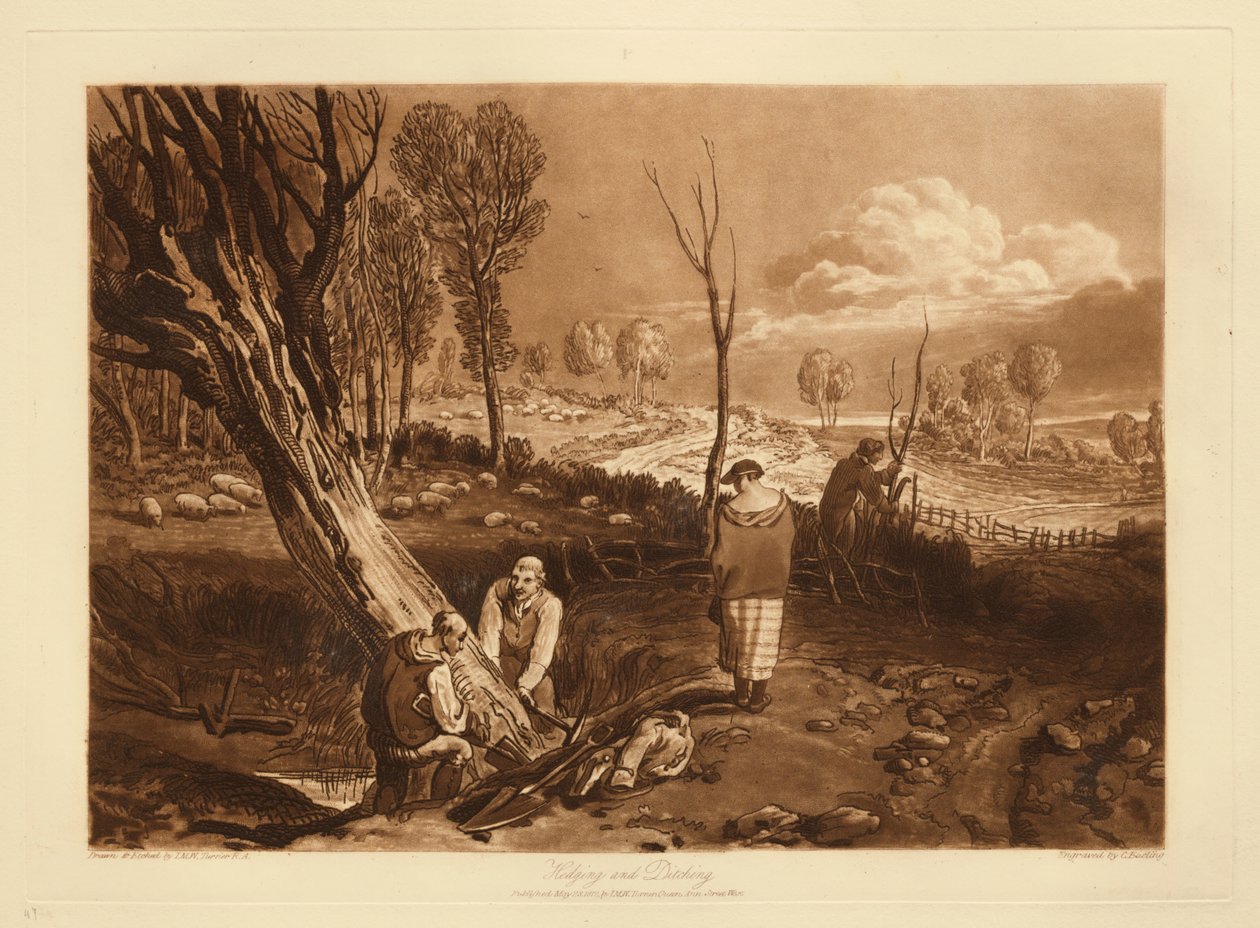 Sebes e valas de Joseph Mallord William Turner