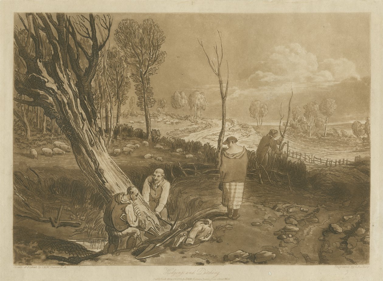 Cobertura e afundamento, c.1860 de Joseph Mallord William Turner