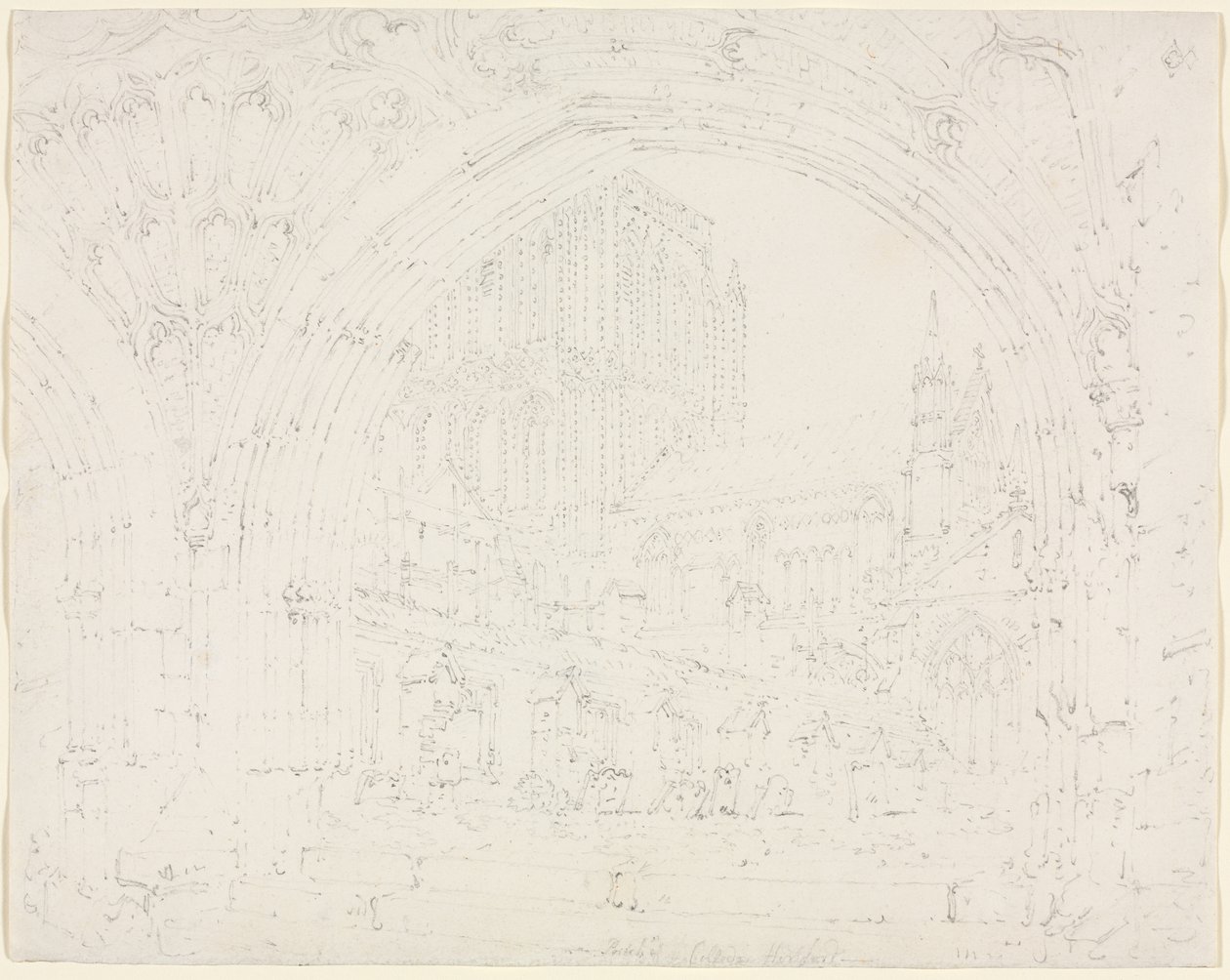 Catedral de Hereford de Joseph Mallord William Turner