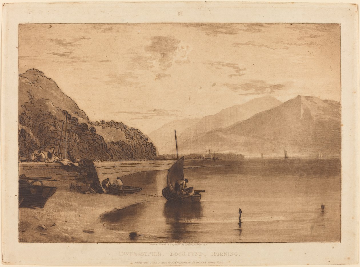Cais de Inverary de Joseph Mallord William Turner