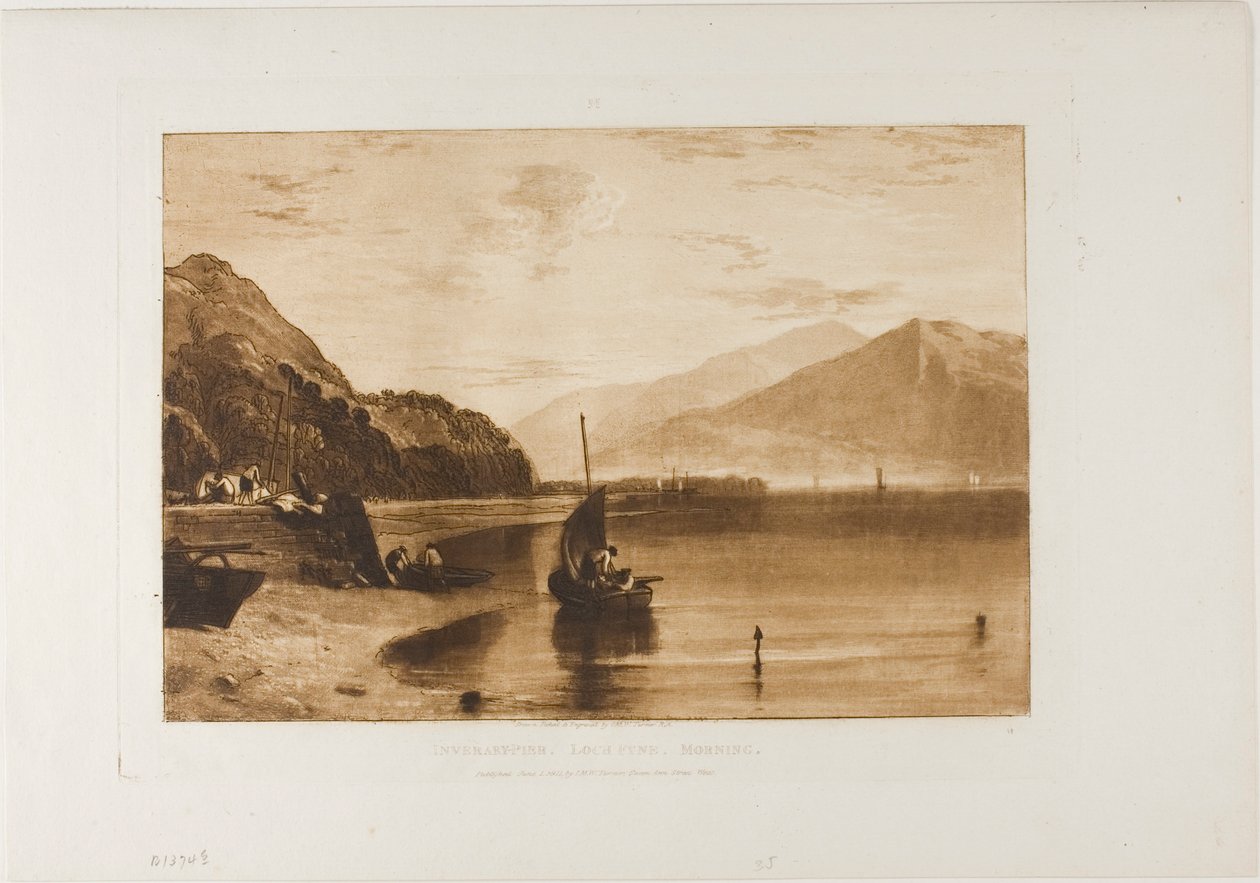 Inverary Pier Loch Fyne, Manhã de Joseph Mallord William Turner