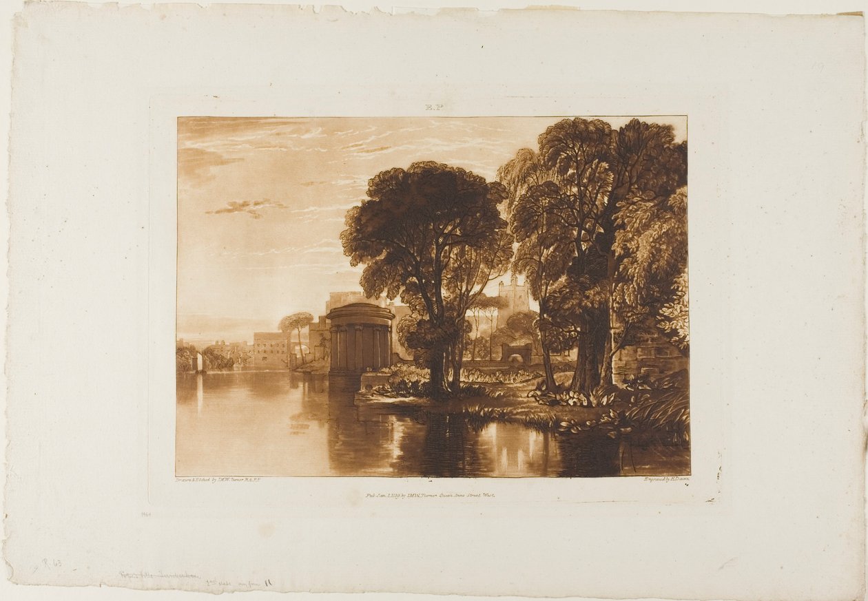 Isleworth, placa 63 do Liber Studiorum de Joseph Mallord William Turner